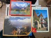 Puzzle zestaw 3 szt. 2000 + 2000 + 1500 Ravensburger Trefl Castorland