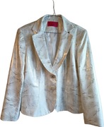 Stylowy żakiet kremowo-złoty – E.A.G.L.E Fashion Design, rozm. 46