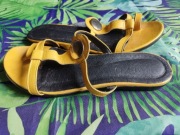 Skórzane klapki Ryłko