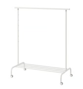 Wieszak na ubrania IKEA RIGGA, bialy