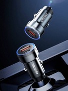 Ładowarka samochodowa USB/USB-C 45W