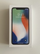 Telefon iPhone X 64 GB biały, 100% sprawny