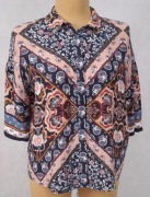 wzorzysta w luźnym fasonie Marks&Spencer 42