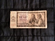 10 koron 1960, banknot, Czechosłowacja, seria E 40