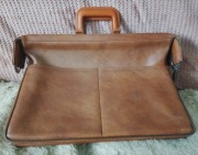 Teczka aktówka skórzana PRL