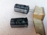 Kondensator 470uF 100V Nichicon 105*C roz.16x25 V 2 szt 