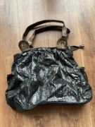 Duża torba złoto brązowa do ręki 