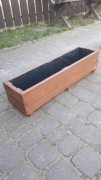 Donice drewniane 100x20x17 cm.