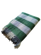 narzuta pled koc wełniany 100% wełna gramatura 380gr zdrowy 160x200 polski