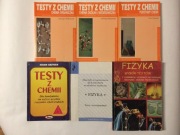 TESTY z CHEMII FIZYKI dla kandydatów na AKADEMIE MEDYCZNE  zestaw 6 książek