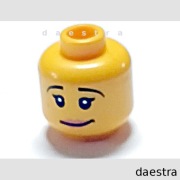 LEGO 3626pb0430 GŁOWA KOBIETY figurka col011 pielęgniarka, Seria 1 