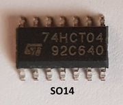 74HCT04  Hex inverter