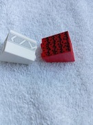 LEGO Movie suknia biała czerwona dwie sztuki 