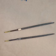 Pilniki ślusarskie kwadratowe z lat osiemdziesiątych  wyprzedaż do 1 0.4