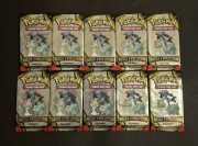 Zestaw 10 saszetek pokemon Mega evolution (Funpack)
