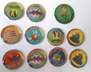 Pokemon Nintendo 2001 tazos żetony metalowe monety Flippo