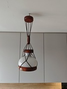 Lampa wisząca drewniana 