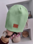 Czapka z prążka zielony 