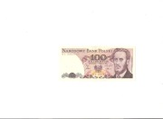 Banknot 100 zł 1986 - Ludwik Waryński - PRL - Seria NA.
