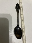 łyżeczka kolekcjonerska ASLBORG w srebrze, posrebrzana, sygnatury