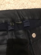 Spodnie eko skórzane połysk ciemne r. 54