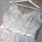 Sukienka wieczorowa, balowa, na wesele. Sukienka z Szyfonu i Koronki.