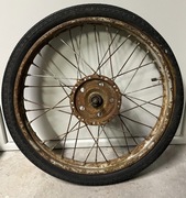 Koło tylne WFM WSK opona Nylon