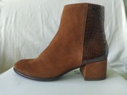 Botk Nessi rozm. 39, brąz karmel, zamsz+lakier