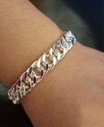 Nowa srebrna bransoletka męska próba 925