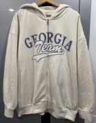 BERSHKA - Rozpinana Bluza z kapturem - GEORGIA - L