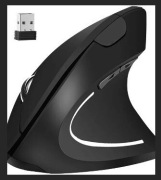 Mysz Bezprzewodowa Pionowa Wertykalna Ergonomiczna Myszka 2.4ghz