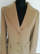 Max Mara Płaszcz Damski Wełna  100% Wełniany R S M Kamel Italy  Luksusowy