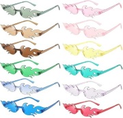 ZESTAW OKULARÓW DO FOTOBUDKI 12 SZTUK KOLOROWE GADŻETY