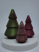 Świąteczna choinka (zestaw 3 sztuk) nowoczesna dekoracja