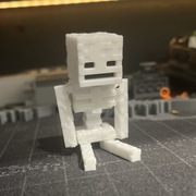 Epicki brelok szkieleta z minecraft