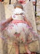 Sukienka balowa niemowlęca + korona