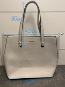 NOWA Torebka Puccini szara z metką elegancka klasyczna praktyczna