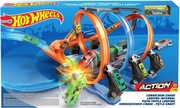 Hot Wheels Pętle grozy Zestaw torów z napędem FTB65