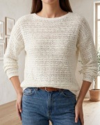 Diverse ażurowy sweterek z bawełny nowy xs