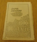 "Zapis zbrodni Katyń 1940" drugi obieg PRL, bibuła, samizdat, 1980