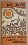 Plan Jeleniej Góry i Cieplic Śl. - Zdrój 1975 rok