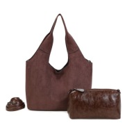 INES DeLAURE Shopperka marron A-237