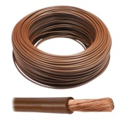 Przewód H07V-K LgY 1x25mm2 brązowy 25mm2 1mb Miedź 1szt-1mb