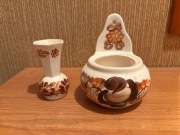 Mix ceramiki dekoracyjnej – różne sztuki, stan używany