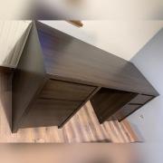 Biurko BlackRedWhite Kaspian Wenge 