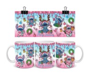 Kubek z nadrukiem STITCH święta prezent gwiazdka mikołaj 330ml