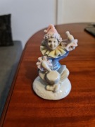 Porcelanowa figurka klauna Lata 70-te PRL 