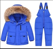 Kombinezon zimowy z gęsiego puchu 