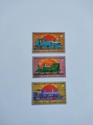 Gwinea Równikowa – lokomotywy, komplet 3 znaczków