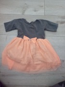 Sukienka tiulowa z kokardk